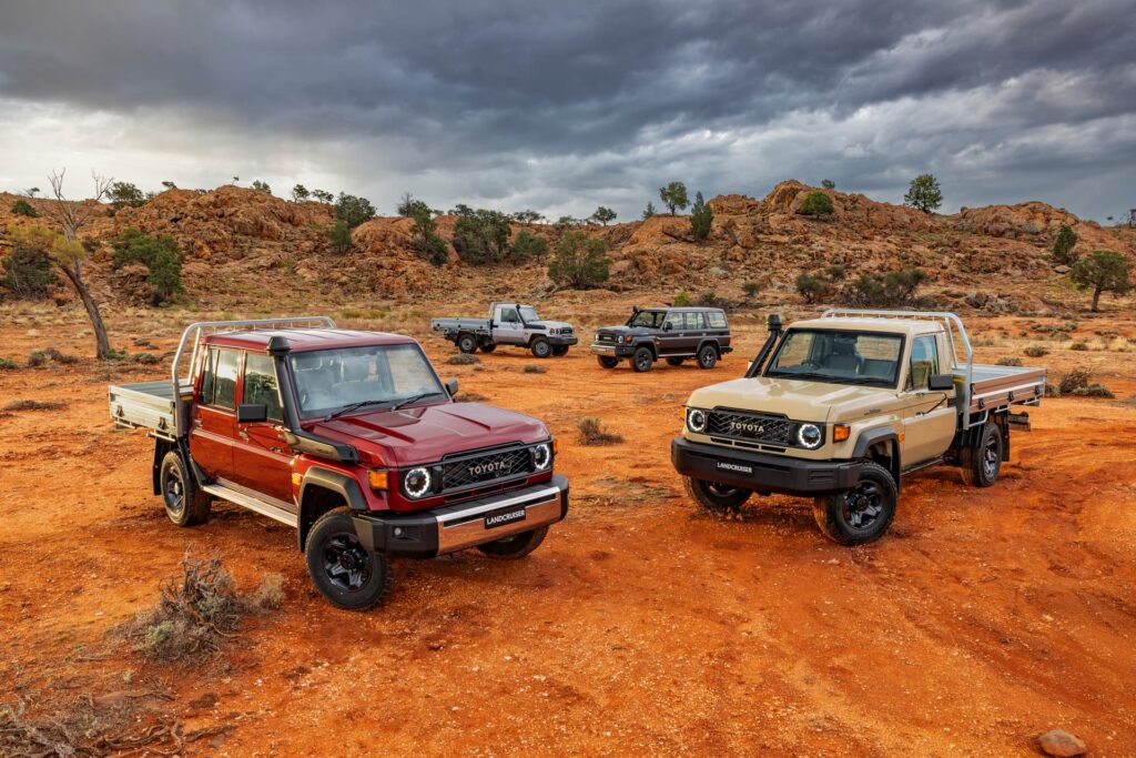 2024 Toyota LandCruiser 70 Series Line Up